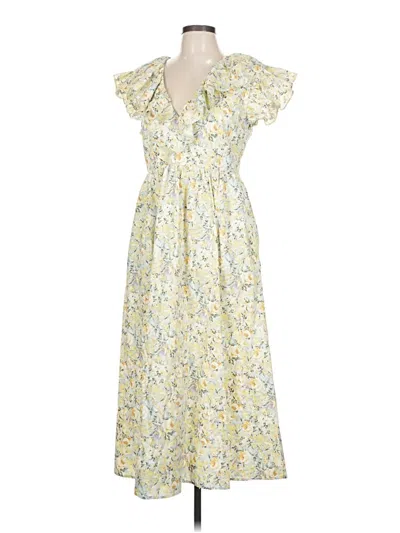 Opt Casual Dress In Yellow