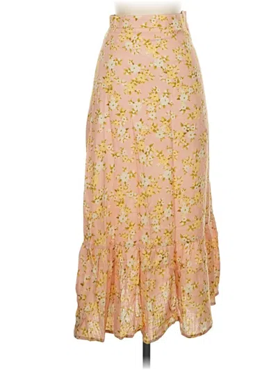 Pre-owned Opt Casual Skirt In Yellow