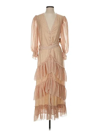 Opt Cocktail Dress In Brown