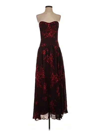 Pre-owned Opt Cocktail Dress In Burgundy