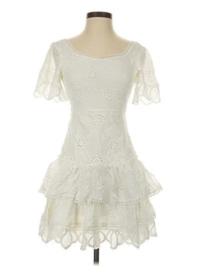 Pre-owned Opt Cocktail Dress In Ivory