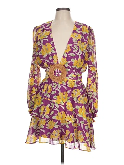 Pre-owned Opt Cocktail Dress In Purple