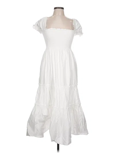 Pre-owned Opt Cocktail Dress In White