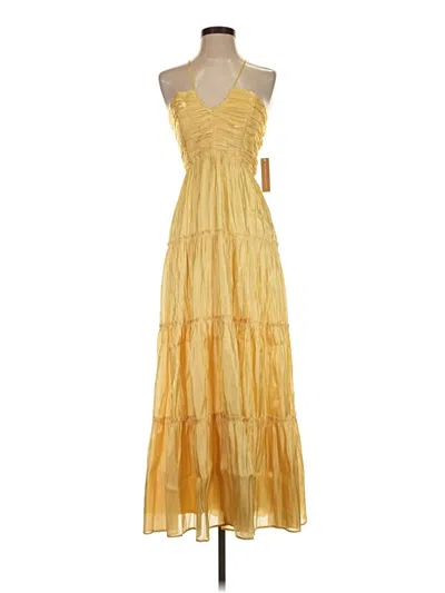 Opt Cocktail Dress In Yellow