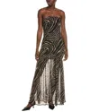 Opt O. P.t Delaney Dress Zebra Print