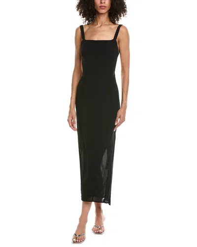 Opt Kourt Vada Midi Dress In Black