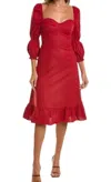 Opt Kourtney Dress In Red In Red