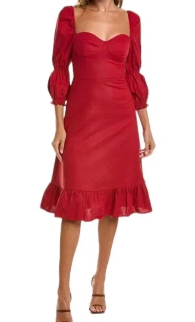 Opt Kourtney Dress In Red