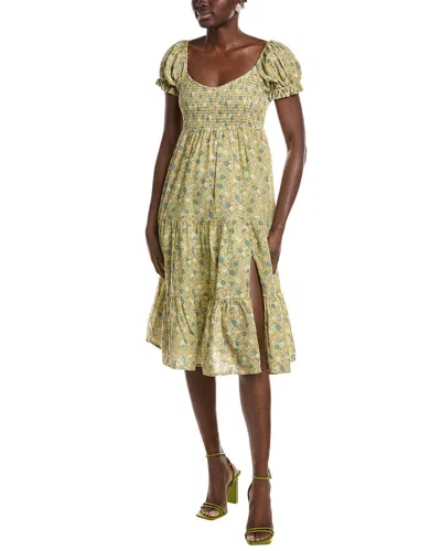 Opt O.p.t Lanna Midi Dress In Blue