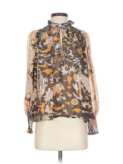 Pre-owned Opt Long Sleeve T-shirt In Brown