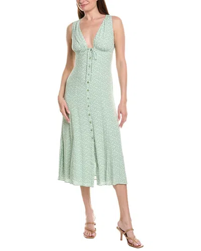 Opt O.p.t Noa Midi Dress In Blue