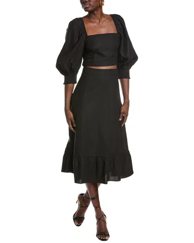 Opt O. P.t 2pc Lilou Linen-blend Top & Skirt Set