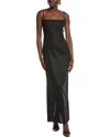Opt O. P.t Adeline Linen Maxi Dress In Black