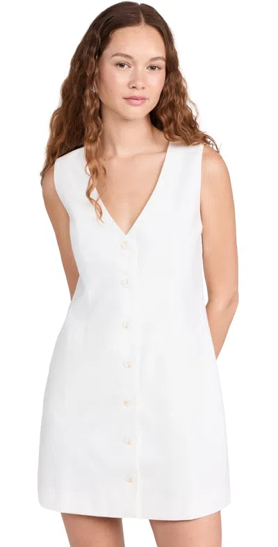 Opt O. P.t Akiya Vest Mini Dress White