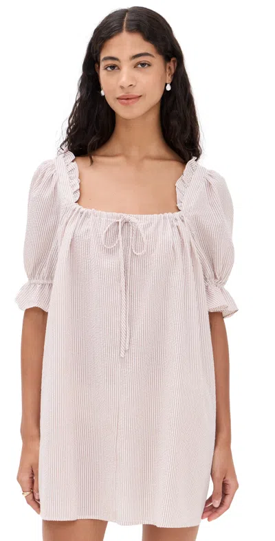Opt O. P.t Allegra Mini Dress Biscotti Stripe