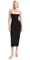 Opt O. P.t Women's Clare Sweetheart Midi Dress In Black