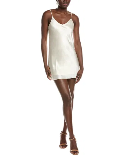 Opt O. P.t Giada Silk Mini Dress In White