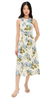 Opt O. P.t Lissete Dress Blue Hydrangea In Blue Hydrangea
