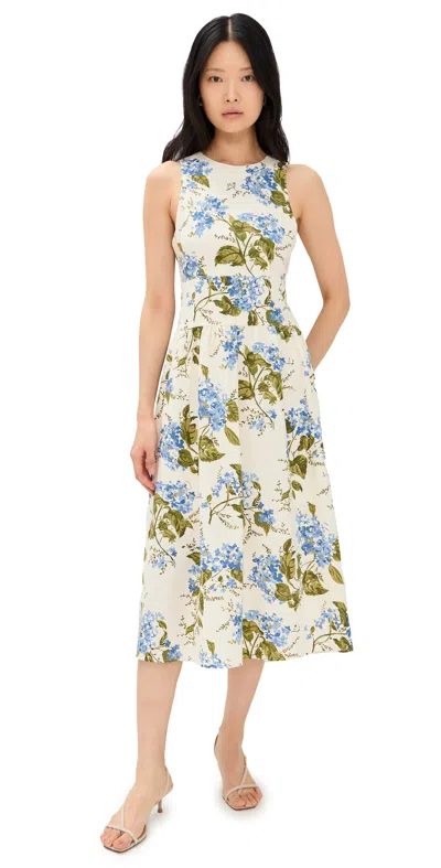 Opt O. P.t Lissete Dress Blue Hydrangea