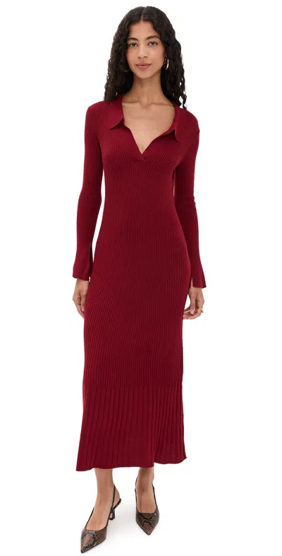 Opt O. P.t Nicole Dress Burgundy