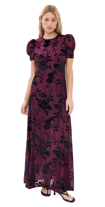 Opt O. P.t Ralph Velvet Dress Plum Velvet