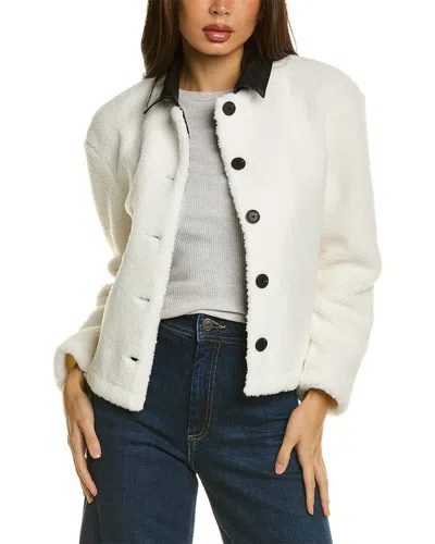 Opt O.p.t. Serenette Teddy Jacket In White