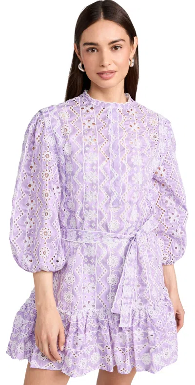 Opt O. P.t Stratford Dress Purple Print
