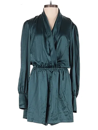 Pre-owned Opt Romper In Teal