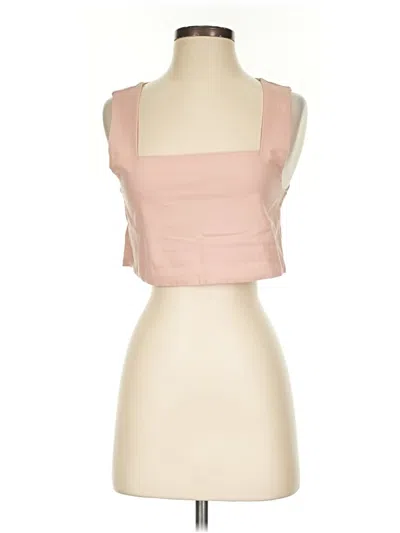 Pre-owned Opt Sleeveless Blouse In Pink