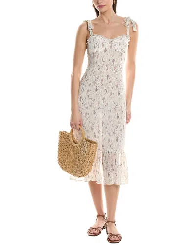 Opt O.p.t. Toile De Jouy Dress In White