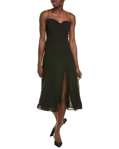 Opt O.p.t. Venus Midi Dress In Black