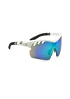 Optic Nerve Men's Thujone2.0 Sunglasses In Shiny White With Black Tip In Blue