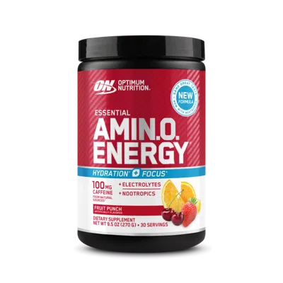 Optimum Nutrition Amino Energy + Focus Powder - Fruit Punch