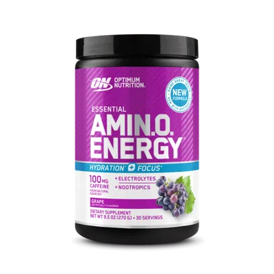 Optimum Nutrition Amino Energy + Focus Powder - Grape