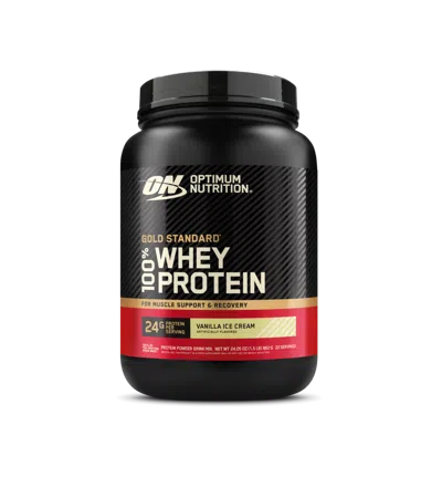 Optimum Nutrition Gold Standard 100% Whey Protein Powder - 22 Servings