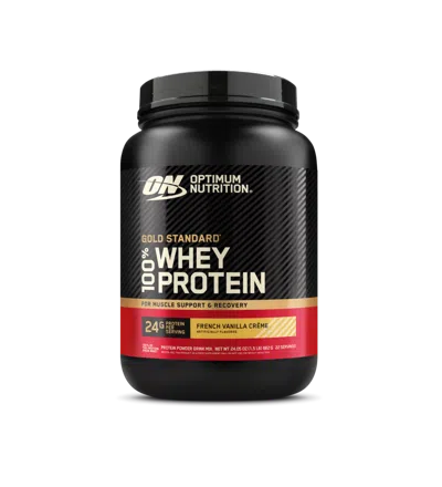 Optimum Nutrition Gold Standard 100% Whey Protein Powder - French Vanilla
