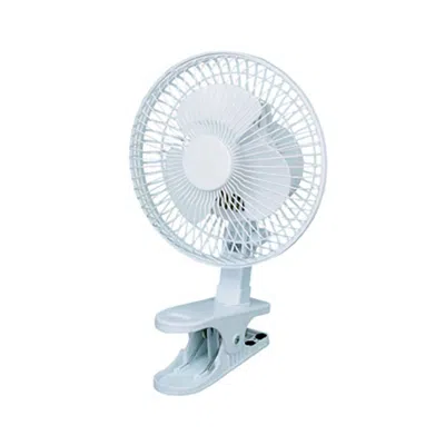 Optimus 6 In. Optimus Personal Clip-on Fan 6 In. Optimus Personal Clip-on Fan In White