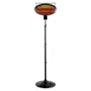 Optimus Garage-outdoor Floor Standing Infrared Patio Heater With Remote In Multi