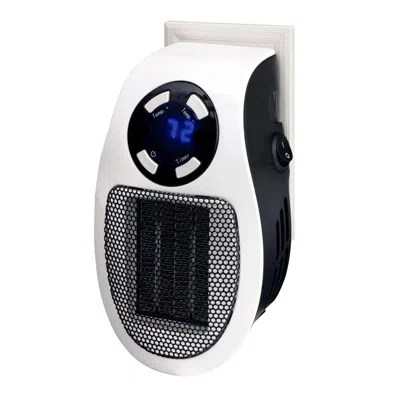 Optimus Mini Plug-in Heater With Thermostat In White