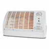 Optimus Portable Fan Forced Radiant Heater With Thermostat In White