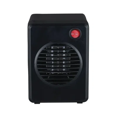 Optimus Portable Mini Ceramic Heater In Black