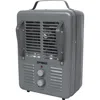 Optimus Portable Utility Heater With Thermostat-full Size In Gray