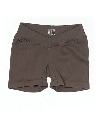 Pre-owned Oqq Athletic Shorts In Brown