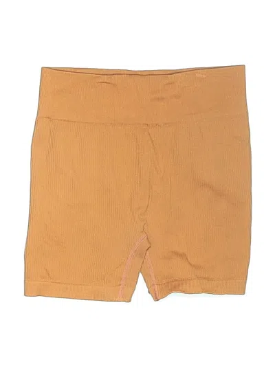 Pre-owned Oqq Athletic Shorts In Yellow