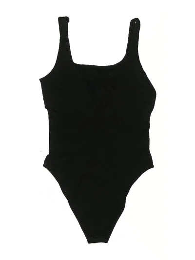 Pre-owned Oqq Bodysuit In Black
