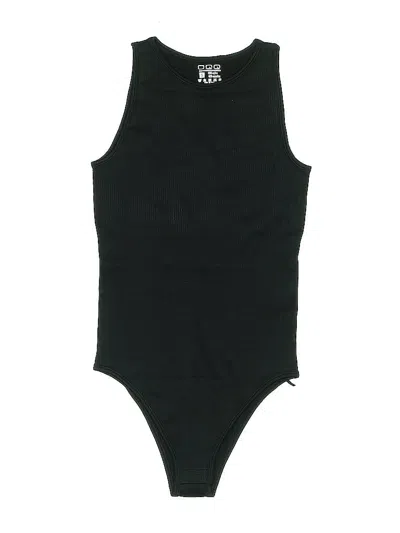 Pre-owned Oqq Bodysuit In Black