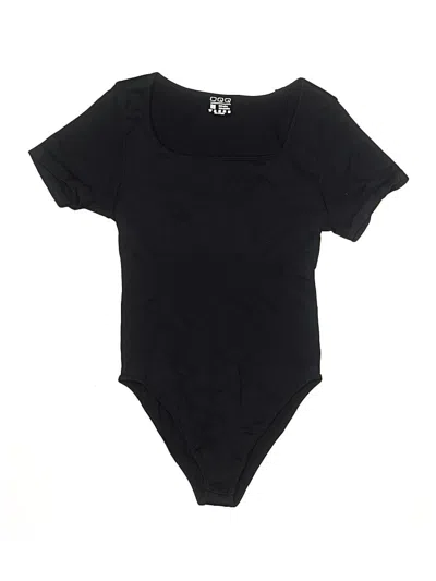 Pre-owned Oqq Bodysuit In Black