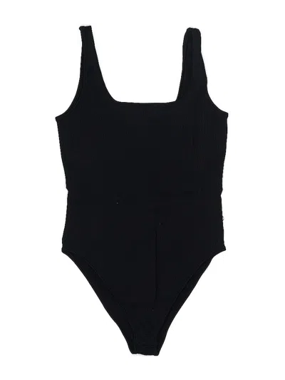 Pre-owned Oqq Bodysuit In Black