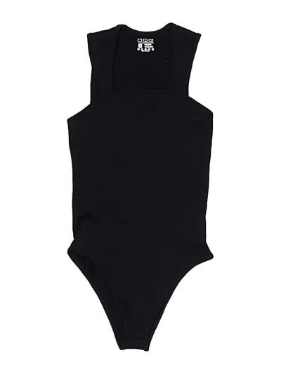 Pre-owned Oqq Bodysuit In Black