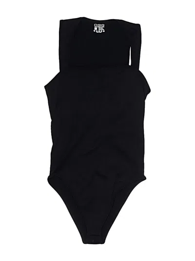 Pre-owned Oqq Bodysuit In Black